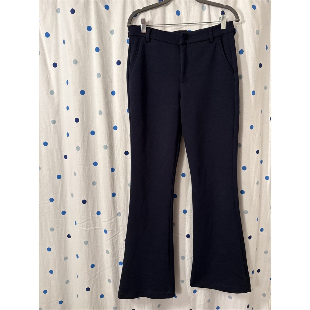 Kut From The Cloth Trousers size 8 Fab Ab Flare Ana Navy Blue